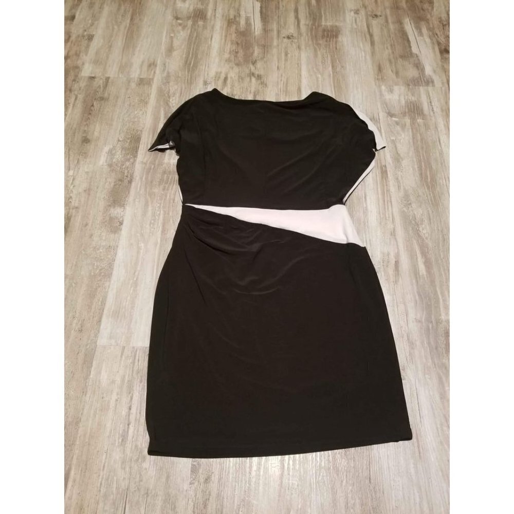 Lauren Ralph Lauren Women's Slit Flutter Sleeve Jersey Dress Size 14 - Picture 4 of 10